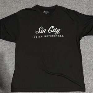 Indian Motorcycle Black Graphic Tee